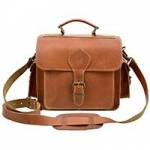 Grafea Padded Leather Camera Bag with Shoulder Strap and Adjustable Dividers for 1x DSLR Body with Kit Lens, 1x Medium Size Lens and 1x Flash (Available in Black Or Caramel) Grafea Padded Leather Camera Bag with Shoulder Strap and Adjustable Dividers for 1x DSLR Body with Kit Lens, 1x Medium Size Lens and 1x Flash (Available in Black Or Caramel)